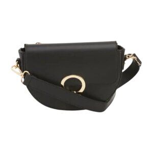 CHEVAL Made In Italy Leather Round Crossbody